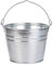 Esschert Design Zinkeimer, klein, grau