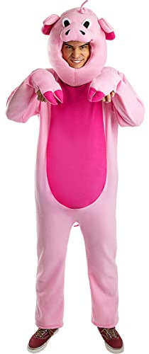 Funidelia | Costume da Maiale per Uomo Taglia XL Animali - Multicolore
