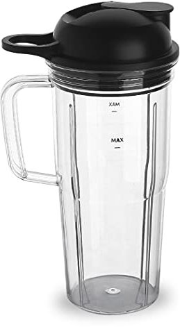 Joyparts Replacement Parts cup with To-Go Lid ,Compatible with NutriBullet Blender Combo NutriBullet Pro 1000 and NutriBullet Select 2.0 (24oz travel cup)