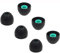 ALXCD Eartips Compatible with Sony WF-1000XM4 Earbuds, S/M/L 3 Pairs Soft Silicone Ear Tips Earbuds Tips, Compatible with Sony WF-1000XM4 Silicon Tips XM4 3 Pairs, M, Black