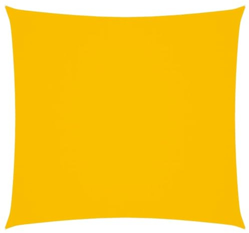 vidaXL Sonnensegel Oxford-Gewebe Quadratisch 2,5x2,5 m Gelb