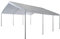 Gazebo da Giardino 6x6 metri Copertura Top in PP Struttura Acciaio Carparktwin