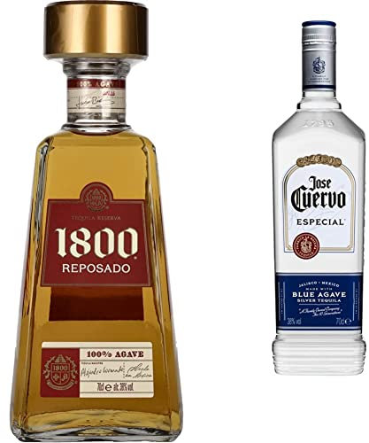 1800 Tequila Reserva REPOSADO 100% Agave 38% Vol. 0,7l & Jose Cuervo Tequila Especial, 700ml