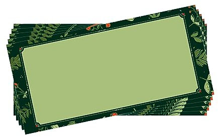 Briefpapier Weihnachten DIN A4 I 50 Briefumschläge I DIN lang