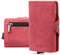 Bronzi® Porte Carte | Portefeuille Homme | Porte Carte Homme | Porte Carte Femme | Porte Carte Bancaire | Protection RFID avec Porte-Monnaie | Coffret Cadeau - Marque Italienne (Rouge)