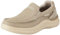 Skechers Hasting, Sin Cordones Hombre, Taupe Canvas, 42 EU