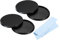 PATIKIL Cache-Objectif de 55 mm, 2 Pièces, Couvercle Universel de Protection Avant en Métal pour Filtre D'Objectif avec Chiffon de Nettoyage pour Appareil Photo