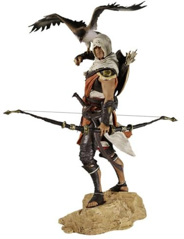 ENFILY für Spielperipherie Spielzeugfiguren Assassin's Creed Origins BYK Statue Figur PVC Modell Handgefertigtes PVC Anime Manga Charakter Modell Statue Figur Sammlerstücke Dekorationen Geschenke