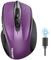 TECKNET Mouse Wireless Ricaricabile, Silenzioso Mouse Senza Fili, Riduzione Rumore Fino a 90%, 4800 DPI, 6 Pulsanti, 2.4G Mouse Ergonomico Compatibile con PC Portatile, Mac, Laptop