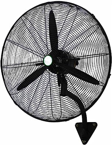 Ventilatore a Parete, Ventilatore a Parete, Ventilatore Elettrico Silenzioso per Impieghi Pesanti, Ventilatore a Parete Industriale per Esterni, Tubo Metallico a Parete (Color : Gold, Size :