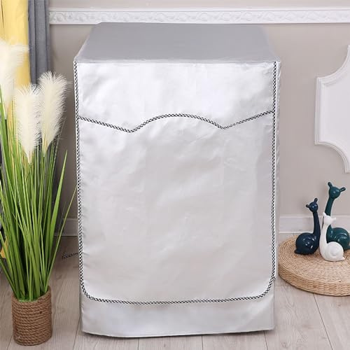 Washer/Dryer Cover for Front Load Washing Machine Cover Waterproof Dustproof Sun-Proof and Anti-UV Washer Covers for Outside W 23.6” D 26.7” H 33.5”