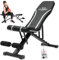 C.P.Sports Hantelbank klappbar bis 200kg | Multifunktion – Schrägbank/Flachbank – Rückenlehne 7-fach verstellbar | robuste Stahl Trainingsbank für Kraftsport, Fitness, Gym Training zuhause