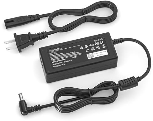 14V 4A Cable Alimentacion Cargador para TV Samsung Monitor U28E590D C24F396FHU C27F390FHU S27D390H S27F350FHU S24D390HL S24B150BL SyncMaster 15 17 19 20 Pantalla Televisión TFT LED LCD Adaptador
