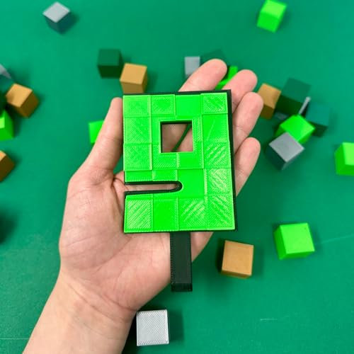 Made Happy Number Cake Topper | Birthday Cake Toppers & Happy Birthday Decorations | Cake Toppers For Boys & Birthday Cake Decorations | Happy Birthday Cupcake Toppers & Cake Decorations | Block 9