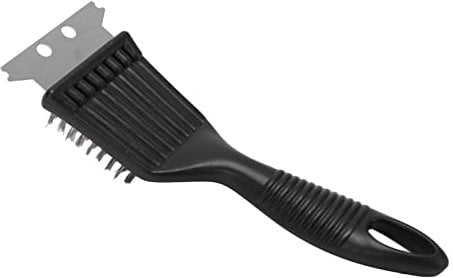 LOCADENCE Grillbürste und Schaber, Grillbürste aus Edelstahldraht mit Ergonomischem Griff, Tragbare Grillreinigungsbürste mit Aufhängeloch für die Grillreinigung