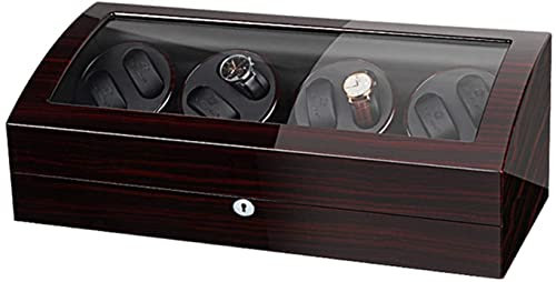 SLGGPJBU Automatic Watch Winder 8+9 Watch Winder Box Case Silent Engine Large Capacity Piano Varnish Exterior Fit Women Men Watches