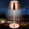 BRILONER - Mini lampada da tavolo LED senza fili IP44 con touch, dimmerabile, batteria ricaricabile e sorgente luminosa intercambiabile, 8x20 cm (DxH), oro rosa lucido