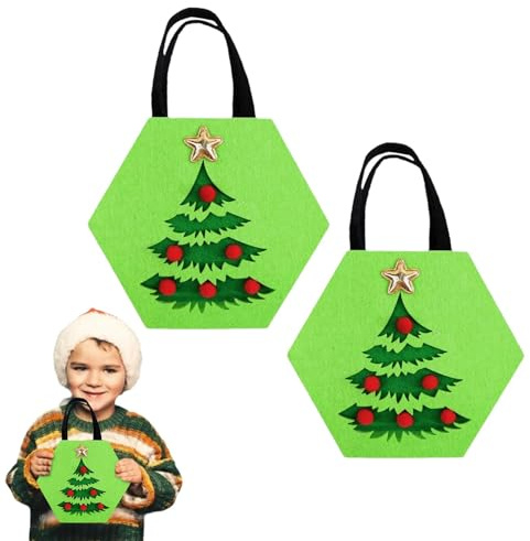 Weihnachtssüßigkeitentasche, Weihnachtsgeschenk-Taschen | Elch-Form-Bonbon-Tasche – Weihnachtsfeier-Dekorationen für Weihnachtsfeierzubehör