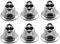 CAXUSD 10St Weihnachtsglocken Haustierglocken selber Machen Glocken für das Handwerk Windspiel Glocken weihnachtsdeko weihnachtsbasteln Christbaumschmuck Glöckchen aus Metall Silver