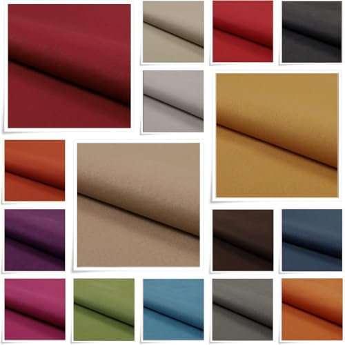 Fabreco - NUBUK Polsterstoff Meterware - Materialprobe 5x5 cm - 100% Polyester, Gewicht 300 g/lfm, Microfaser, Velourleder ideal als oder Möbelstoff für Sofakissen, Polsterbezüge