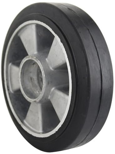 JAZGOT Rueda de goma para transpaleta 200x50 mm, cubo de aluminio, para todas las marcas de transpaletas