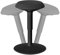 FIVMEN Ergonomischer Stehhocker Höhenverstellbar 43-61 cm Sitzhocker Bürohocker Stehhilfe mit Schwingeffekt Wackelhocker Ergonomischer Hocker Arbeitshocker für Zuhause und im Büro, Schwarz