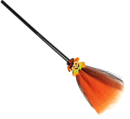 Scopa Da Strega Halloween Per Bambini, Scopa Da Strega Per Costumi Per Bambini Di Halloween, Accessori Per Feste E Costumi Per Bambini Gioco Di Imitazione Festival Scuola E Vacanze