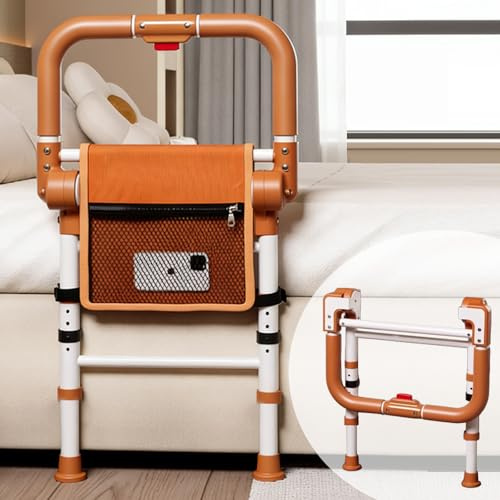 CYHWQ Aufstehhilfe Bett für Senioren, Klappbar, Höhenverstellbar mit Tasche