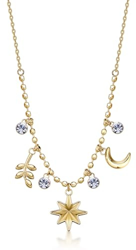 Brosway Collana Donna in Acciaio | Collana Con Cristalli E Simbolo Rosa Dei Venti | Collezione Chakra - BHKN190