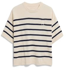 ARMEDANGELS Damen Strickshirt aus Leinen-Mix Stripe Relaxed Fit