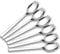 Xesea Sporks 6-pack 1.4-inch Wide 18/10 Stainless Steel Sporks Everyday Use, Camping Backpacking Utensils, Spaghetti Salad Dessert Heavy Duty Flatware set, 7.6-inch Long(M)