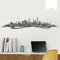 WANDKINGS Wandtattoo - Skyline Ruhrpott (mit Fluss) - 120 x 27 cm - Weiß - Wähle aus 6 Größen & 35 Farben