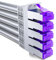 deleyCON 5x 0,5m CAT7 Netzwerkkabel - 10 Gigabit - Kurzes 50cm RJ45 Patchkabel Ethernet Kabel (Kupfer, SFTP PiMF Schirmung) - LAN DSL Switch Modem Router Patchpanel CAT7 CAT6 CAT5 - Grau