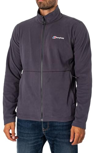 Berghaus Men's Prism Micro Polartec Fleece Full Zip Jacket Fleece Full Zip, Carbon, S