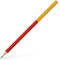 Faber-Castell 517022 - Bleistift Grip 2001 Two Tone, Rot, 1 Stück