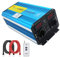 3000W KFZ Reiner Sinus Spannungswandler - Auto Wechselrichter 12v auf 230v Umwandler - Inverter Konverter mit 2 EU Steckdose und USB-Port - Fernsteuerung - Spitzenleistung 6000 Watt