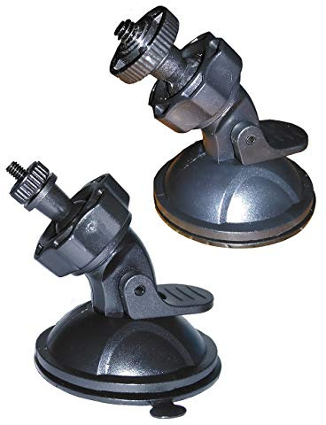 RBNANA Suction Cup Mount for Oldshark Amuoc Jeemak Chortau Screw-Connect Dashcam, Clip on Car dvr Holder, Strong Suction Power, Easy to Install Use, Easy to Remove, Heat Resistant, 2 Pcs