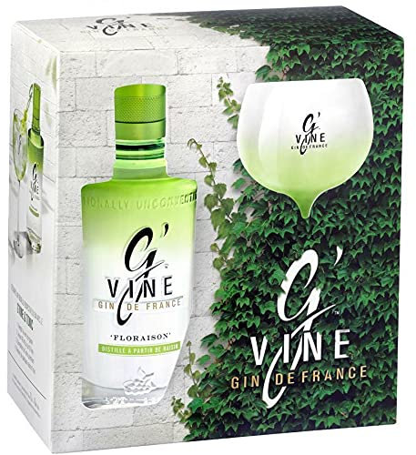 G'VINE GIN DE FRANCE FLORAISON 70 CL CONFEZIONE CON BICCHIERE