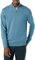 Amazon Essentials Herren Pullover mit Viertelreißverschluss aus 100% Baumwolle, Blau, L