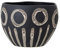 Bloomingville Blumentopf Magnus, schwarz, Keramik