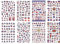 TOSSPER Autocollants À Ongles, 4 Juillet Drapeau National Drapeau National National Sticker DIY Manucure Décorations Day American Indépendance Day Décalques