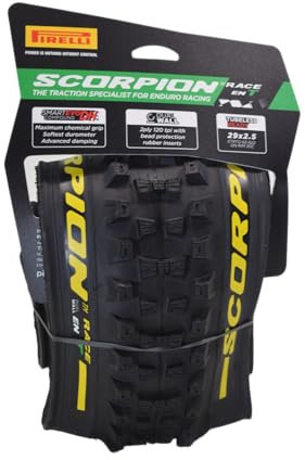 Pirelli Unisex – Erwachsene Scorpion Race Enduro T 29 X 2.5 Yellow abdeckungen, schwarz (schwarz), Einheitsgröße