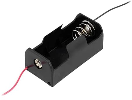 CABLEPELADO Flat Battery Holder D LR20 R20 with 200mm Cable Total Voltage: 1.5V (1.5V per Battery) Suitable for 1 x LR20 R20 D Battery