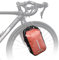 Rhinowalk Fahrradtasche, Gepäckträgertasche, wasserdicht, Fahrradtasche für Gepäckträger, Satteltasche 4L, Umhängetasche, Laptopgepäckträger, professionelles Fahrradzubehör-Orange