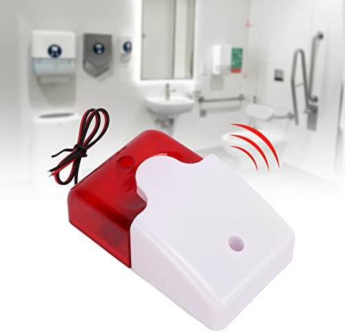 Sirène Stroboscopique Leftwei, Alarme Sonore Rouge Haute Décibel Lumière Rouge, Système D'Alarme, Sirène de sécurité électrique (220V)