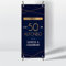 Photocall Cumpleaños Personalizado Diseño Elegante - X Banner 70x180cm con Estructura y Lona Personalizable con Nombre y Edad - Fotocall Decoración Cumpleaños - 50 Cumpleaños Mujer o Hombre