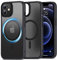 Mootobo Magnetic iPhone 12/12 Pro Case (6.1) - MagSafe Compatible, Military-Grade Protection, Ultra-Thin Matte Non-Slip Design - Black