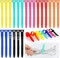 70pcs Silicone Zip Ties, Colorful Elastic Zip Ties, Silicone Reusable Cable Ties for Cable Management for Keeping Your Cords Tidy and Untangled for Bathroom Home Office Desk Area, 4.5 inch