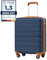 COOLIFE Handgepäck Koffer 55x40x20cm für Ryanair & Easyjet mit 4 Silent Spinner Rädern & TSA-Schloss – ABS-Hartschale, Leicht Handgepäck
