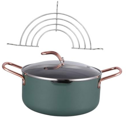 HOMSFOU Non-Stick Baby Food Cooking Pot Practical Soup Pot Set Frying Pan Cooking Pot Lightweight Cookware for Daily Use